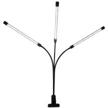 Erhope - lifcausal Lampe Horticole led 60W avec Pince - Luminosité Réglable, Minuterie 4/8/12h pour Plantes