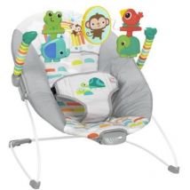 Bright Starts Babyschaukel Tiere, Beruhigende Vibrationen, Spielbogen Mit Interaktiven Spielzeugen, Babyr Geschenk