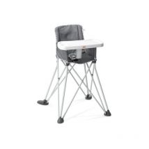 Chaise haute pliable Pop 'n Dine, avec Sac de transport, Tablette porte-gobelet, Déhoussable et lavable - Bright Starts