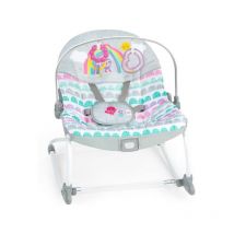Rocker évolutif Rosy Rainbow, vibrations apaisantes, 2 positions d'inclinaison, jusqu'a 36 mois - Bright Starts