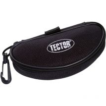 Brillen-etui Tector Schwarz mit Reissverschluss