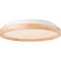 Brilliant - Alson led Deckenleuchte 39cm holz hell/weiß, Metall/Holz/Kunststoff, 1x 26 w led integriert, (Lichtstrom: 2500lm, Lichtfarbe: 3000-4500K)