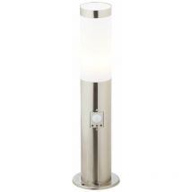 Dody Außensockelleuchte 45cm Bewegungsmelder edelstahl 1x A60, E27, 20W, geeignet für Normallampen (nicht enthalten) - Brilliant