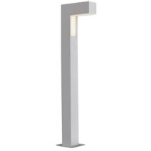 Brilliant – Lampada a piantana per esterno – 60 x 5 x 15 cm – Grigio – Metallo
