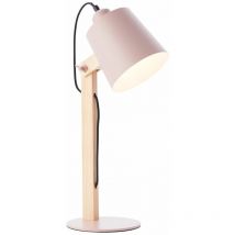 Brilliant - Lampe Swivel Tischleuchte rosa matt 1x A60, E27, 30W, geeignet für Normallampen (nicht enthalten) Mit Schnurzwischenschalter