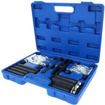 Brilliant Tools Abzieher-Satz 12-teilig – Ausdrücker mit 2 Trennmessern 30-56mm und 56-75mm – Profi-Werkzeug für Lager und Innenringe