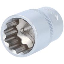 Brilliant Tools – BT022420 – Bussola esagonale 1/2" 20 mm in acciaio cromo vanadio – 38 mm, 80 g