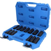 Kstools BT022625 - jeu de douilles à chocs longues 1/2'', 6 pans, 10 - 24 mm, 13 pcs Brilliant Tools