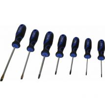 Juego de destornilladores, 7 pzs, planos, ph