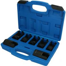 Juego de llaves de vaso para inyectores, 7 pzs