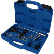 Brilliant Tools - Juego de desmontaje y reparación de roscas de bujías de incandescencia, 16 pzs