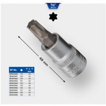 Brilliant Tools 3/8" Torx-bit-stecknuss T55 - Bt021949