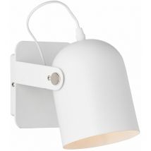 Brilliant - Lampe Yan Wandspot Schalter weiß 1x A60, E27, 30W, geeignet für Normallampen (nicht enthalten) Mit Kippschalter
