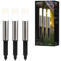 Connect to shine Erweiterungsset Junca mit 3er Set led Wegeleuchten, IP44