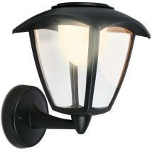 Lampe led murale accu, tactile, accu interchangeable, câble usb-c inclus, noir, dimensions : 23 x 29,5 x 16,5 cm - Briloner