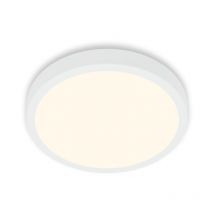 Led Deckenlampe Aufbauleuchte Werkstattlicht 4000K 16W Ø28cm weiß Brilo ner