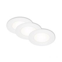 Apparecchio da incasso led ø 8,6 cm 3x3W 350lm bianco