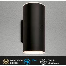 Led Außenleuchte Wandlampe led Wandleuchte Dimmbar in 3 Stufen Akku Touch Timer