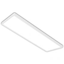 B.k.licht - Briloner Plafonnier led Panneau ultra plat effet backlighter blanc