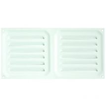 B70230D - Griglia di ventilazione 10 x 20 cm, colore: Bianco laccato - Brinox