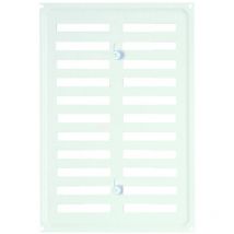 B70390d – Griglia Di Ventilazione a persiana, 24,5 x 17 cm, colore: bianco - Brinox