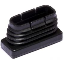 B75895 n – Innesto Interno Rettangolare, 20 x 50 mm, colore: nero - Brinox