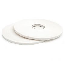 Cinta espuma 0,8mm 2 caras 12mx100m , cinta adhesiva doble cara EspumaAncho: 12mmMetros: 100 metrosAlta seguridad para perchas, plástico, m - Brinox