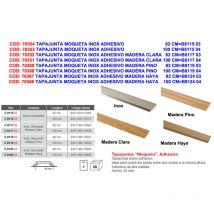 Tapajuntas de Inox para Moqueta Adherente Madera Haya 100 CMB8124 04