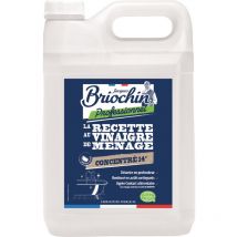 Vinaigre blanc de ménage 14° Ecocert - 5L - Briochin professionnel