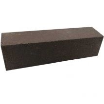 Brique réfractaire dense noire 220 x 55 x 55 mm - 37% d'alumine