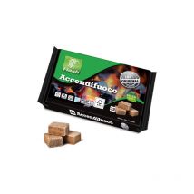 Briquet Flash e'cologique 32 cubes en bois et briquets grillades en cire pour chemine'es
