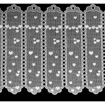 Homemaison - Brise bise en macramé au style romantique Blanc 0.6x0.9 m