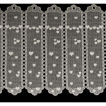 Homemaison - Brise bise en macramé au style romantique Ecru 0.6x0.9 m