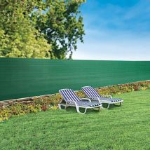 Toile D'Occultation "mon Jardin" - Vert - L 1,5 X L 10 M - Livraison Gratuite