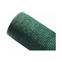Brise-vue 80% - Vert/Noir - 95gr/m² - Sans Boutonnières Vert/Noir 1m x 10m
