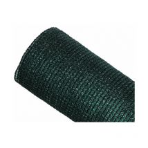 Brise-vue 85% - Vert/Noir - 130gr/m² - Sans Boutonnières Vert/Noir 1.2m x 5m