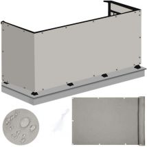 Ambiance - Balcony Screen - 445 x 76 cm - Sand - Polyester - Blocage uv, protection de la vie privée - x