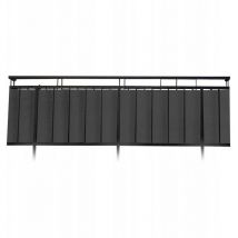Ambiance - Balcony Screen - 445 x 76 cm - Gris - Polyester - Gris