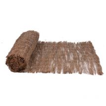 Brise vue en Brande de Bruyère, Maille de bruyère 2x5 m, dissimulation à 65% clôture pour terrasses et jardins