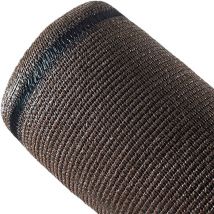 Oviala - Brise-vue marron écorce occultation 100% - 1,80m x 3m