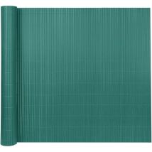 Brise-vue en pvc 180x300cm Clôture d'intimité Protection de Visibilité avec Attaches de Câble Résistant uv et aux intempéries - Vert Naizy