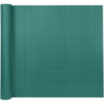 Brise-vue en pvc 90x500cm Clôture d'intimité Protection de Visibilité avec Attaches de Câble Résistant uv et aux intempéries - Vert Naizy