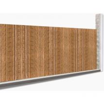 Idmarket - Brise vue occultant 1,8 x 10 m imprimé bambou 160 gr /m²