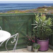 NORTENE Brise-vue plastique rigide vert 80% occultant 1,2 x 5 m CLOSTA