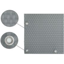 Gardeneas - Panel Ratán pour balcon ou clôture (gris) 100x300 cm