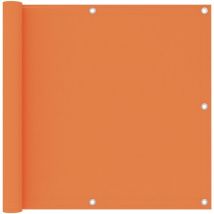 Bonnevie - Brise vue pour balcon - Brise vent Écran de jardin Orange 90x300 cm Tissu Oxford BV484469