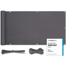 Sekey Brise-vue Pour Balcon Couverture De Confidentialité Écran Polyster Vent Protection Uv Opaque Résistant Aux Intempéries, Avec Attaches De Câble 