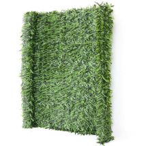 Mendler - Brise-vue pour balcon N77, brise-vent pour balcon, terrasse, clôture 500x150cm sapin clair