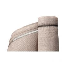 Easycloture - Brise vue 220 g/m² occultation élevée H2m00 x l 10m Taupe
