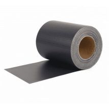 Effe - Brise-vue anthracite 19x35 m garde-corps pvc pour intimite' balcon avec 20 clips